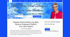 Desktop Screenshot of liveyoursouldesign.com